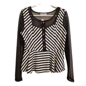 Basic Necessities women's long sleeve top size XL NWT